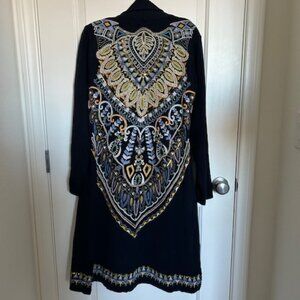 Soft Surroundings Navy Coat